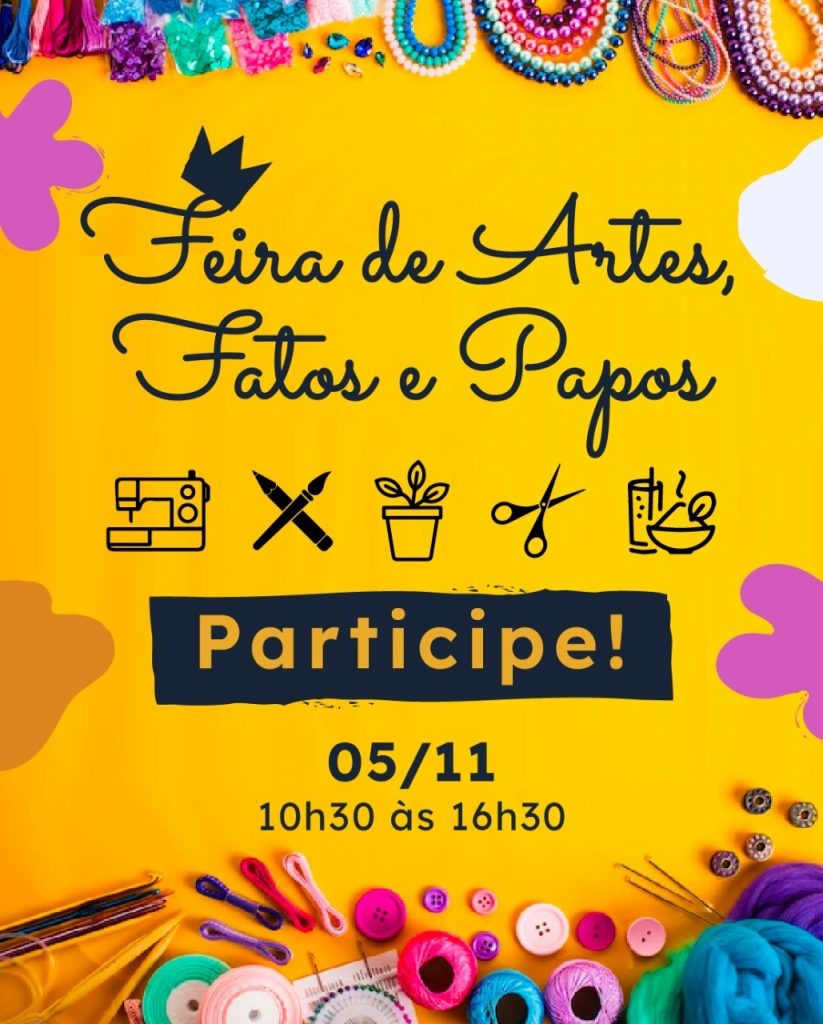 feira de artes fatos e papos