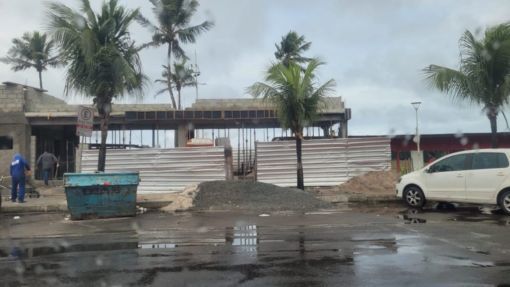 construção bibiletario orla