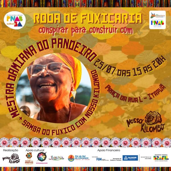 Itapuã recebe a “Roda de Fuxicaria” com Mestra Damiana do Pandeiro nesta sexta (25)