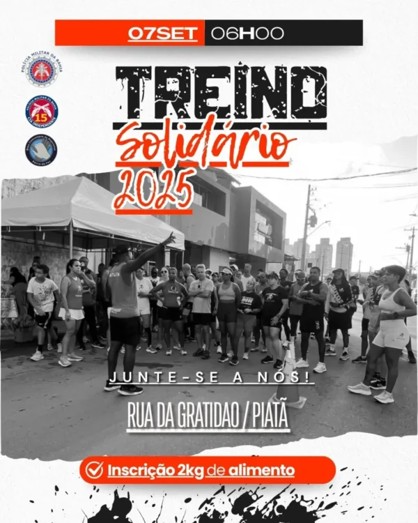 Piatã sedia Treino Solidário em comemoração aos 13 anos da Base Comunitária do Bairro da Paz