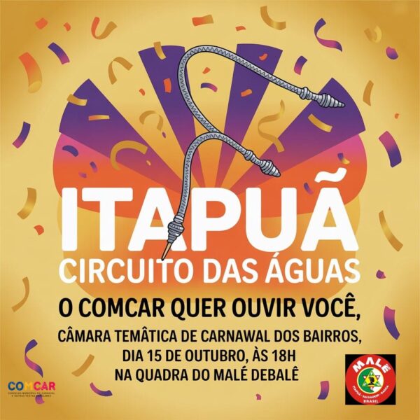 Itapuã realiza reunião para construção coletiva do Carnaval 2026 no Circuito das Águas
