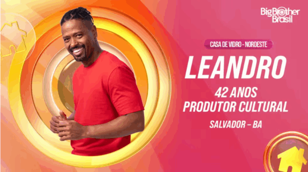 Morador de Itapuã, Leandro disputa vaga no BBB 26 e precisa do apoio do público