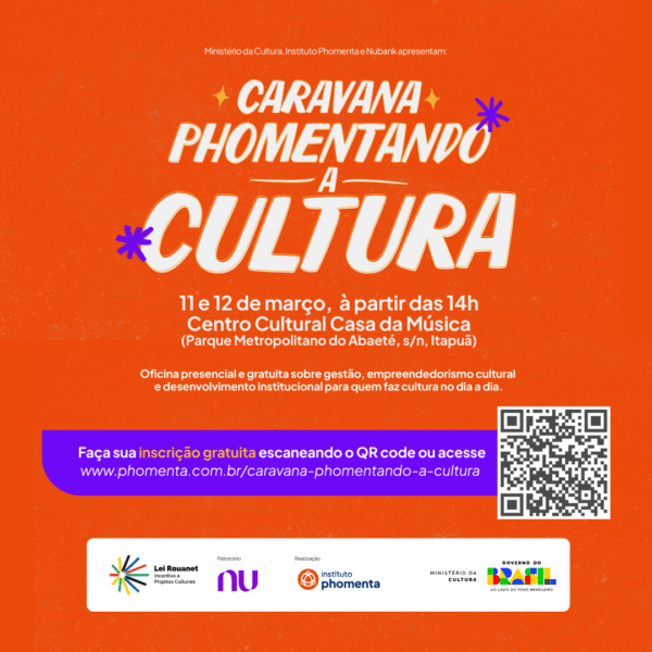 Caravana Phomentando a Cultura chega a Itapuã com oficinas gratuitas para agentes culturais
