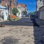 asfalto pela metade